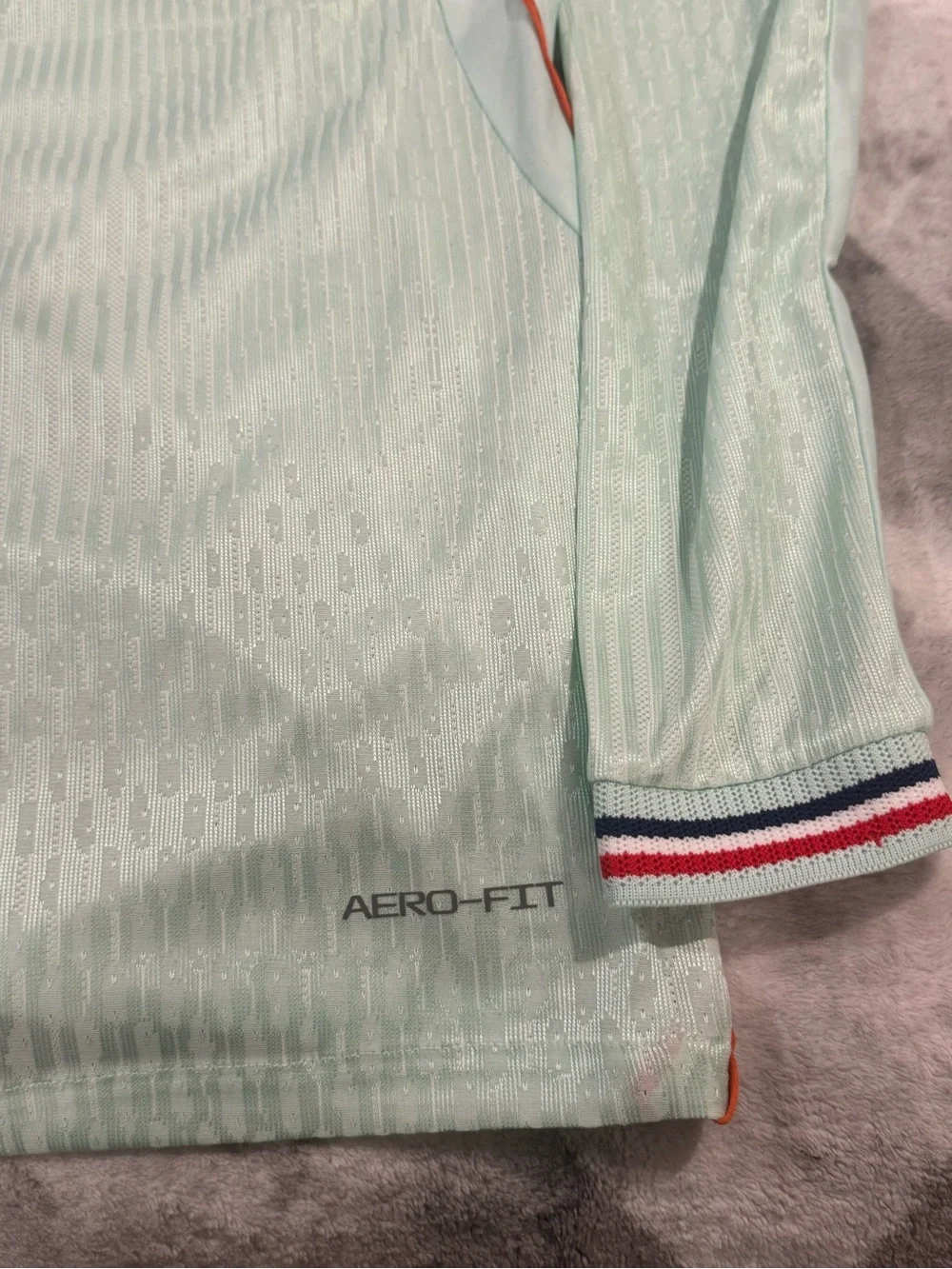 Nike men’s ' France Football Crest Short-Sleeve Top - Mint Green